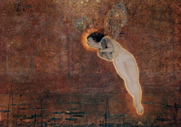 Autumn fairy by John Atkinson Grimshaw